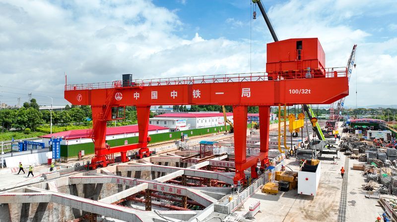 河南礦山攜手中鐵一局，助力粵港澳大灣區(qū)建設(shè)
